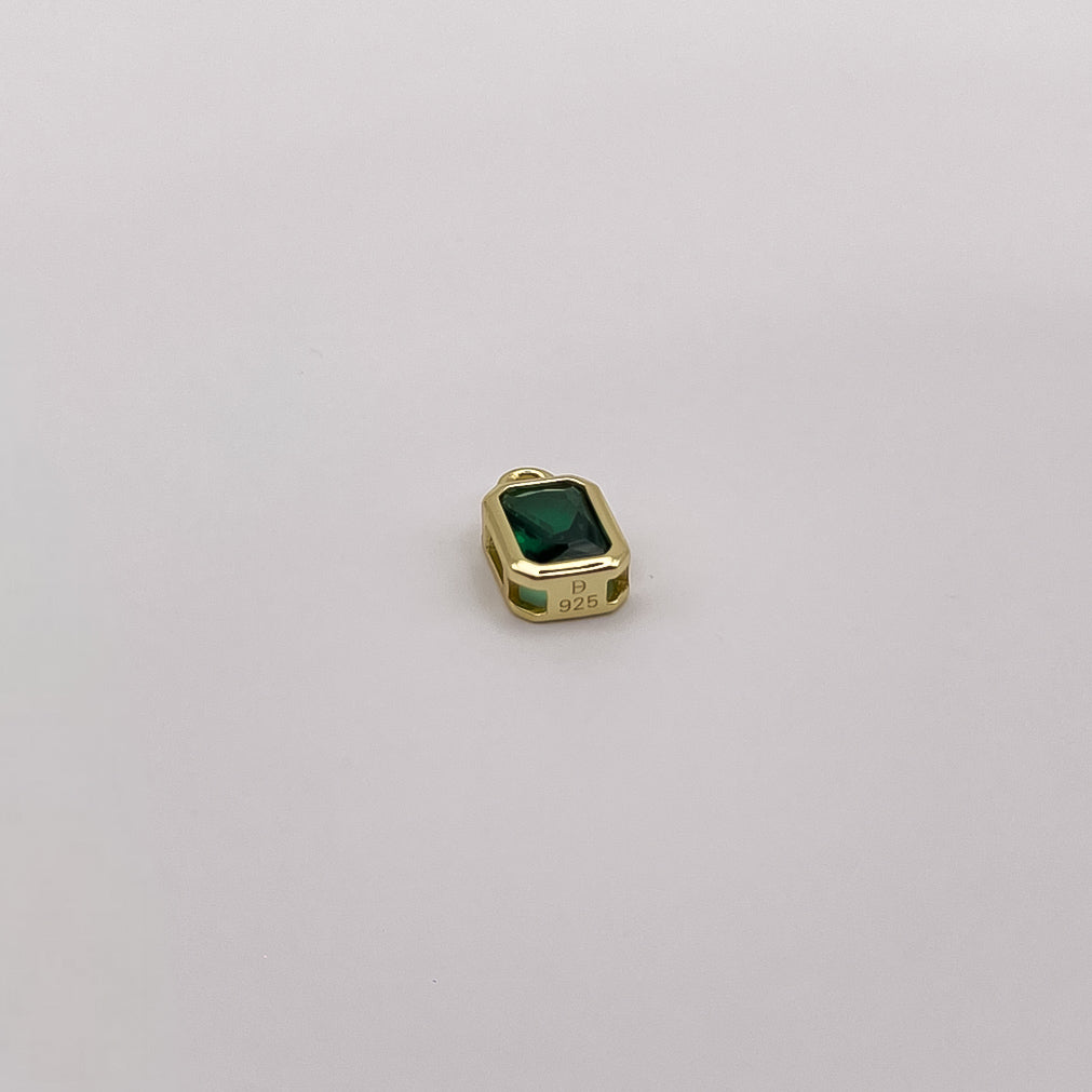 Single Zirconia Hoop Charm